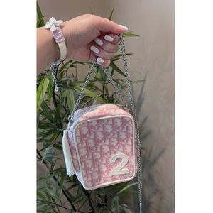 christian dior pink purse